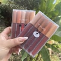 Miniatyrbilde 3 av 5: Matte Velvet Lip Gloss Set Vanntett Langvarig Non Smudge Li Little Black Bear  5pcs