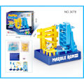Miniatyrbillede 5 af 5: Marble Run sæt til børn, Marble Race Track Marble Maze Madness Adventure Game Yellow model