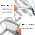 Miniatyrbild 4 av 9: Frettsele - Fleece Bärsele för Små Djur Mjuk Andningsbar Handsfree Axel Fram Bröst Förkläde Bonding Pouch Accompany Carrier för Små D