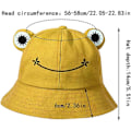 Miniatyrbillede 2 af 5: Spand Hatte Kvinde Spand Hat Frø Solhat Spand Hat