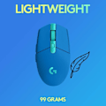 Miniatyrbild 5 av 5: Logitech G305 LIGHTSPEED Trådlös Spelmus, Hero 12K-sensor, 12 000 DPI, Lätt, 6 Programmerbara Knappar, 250 Timmars Batteritid