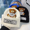 Miniatyrbillede 2 af 5: Strikket hue - Vinter - Herre - Skull - Beanies - Varm - Casual - Hvid - One size