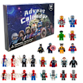 Miniatyrbilde 1 av 3: Julekalender 2024 med søte spillfigurer Avengers Building Blocks Avengers Building Blocks