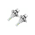 Pikkukuva 2 / 4: GRYMT 2 kpl H4 9003 Hb2 LED-ajovalopolttimot, pakkauksessa 6500K Xenon White, kauko- ja lähivalot, Hi/Lo, plug and play.