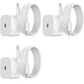 Miniatyrbillede 1 af 7: Lader til Samsung - Hurtiglader - Adapter + Kabel 20W USB-C Hvid 3-Pak Samsung（NT） 3-Pak 3-Pack Samsung