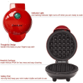 Miniatyrbilde 5 av 5: Elektrisk Mini Vaffeljern Rund Non-stick Belegg Grill UK