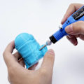 Miniatyrbilde 4 av 5: Gjør-det-selv håndlagde modellmaterial Mini elektrisk slipemaskin Modell rengjøringsborr 3D-utskrift Modell slipeverktøy Svart