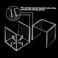 Miniatyrbild 4 av 5: Baseballfodral Baseball Display Cube Genomskinligt Displayfodral