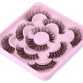 Miniatyrbilde 5 av 5: Bruna fransar 20 mm långa lösfransar Dramatiska fransar D Curl