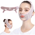 Miniatyrbild 1 av 5: Skönhetsskulpterande sovmask, återanvändbara V-linjeformande masker, V-linjelyftande mask ansiktslyftande rem - Dubbelhakreducerare-XinHan 1Pcs