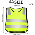 Miniatyrbillede 2 af 5: 2 stk. sikkerhedsvest til børn, 360° synlighed reflekterende vest f