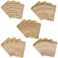 Miniatyrbild 1 av 5: 100 stycken (5 stilar) Kraftpapper med brun botten, godispåse av papper, C