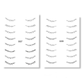 Miniatyrbilde 3 av 5: Nedre øyenvippe-tatoveringsklistremerker Øyenvippe-klistremerker C-5SHEET C-5SHEET C-5sheet C-5sheet C-5sheet