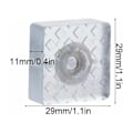 Pikkukuva 4 / 5: 20ST Gummi Anti-Slip Pads, Möbel Fot Ben Protector Pads Sq