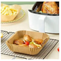 Pikkukuva 4 / 4: Neliö 100 kpl Air Fryer -paperit - Ruskea 20 x 20 cm