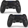 Pikkukuva 1 / 5: 2 Pakkaus PS4 Ohjain DoubleShock Langaton Playstation 4:lle Musta