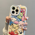 Miniatyrbild 5 av 5: IC Kompatibel med iPhone 12 Pro Sött Skal, Kawaii Mobilskal TPU Läder Phone Zoo Präglat Tecknat Skal för iPhone 12 Pro