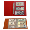 Miniatyrbild 4 av 5: 10st Pengar Sedel Album Sida Samlande H?llare Sleeves 3-slo Transparent
