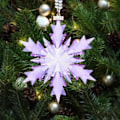 Pikkukuva 5 / 5: Heyone 2021 vuosittainen lumikidekristalli joulukoriste (violetti)