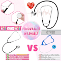 Miniatyrbilde 4 av 7: Legekostyme for Barn - Scrubs, Stetoskop, Labfrakk - Halloweenkostyme, Yrkesdagskostyme for Jenter 3-12 År 5-6 T{F2} 5-6 T 5-6 T Rose