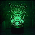 Pikkukuva 2 / 5: Piirretty Elf Gengar Yövalo 3D Illuusio LED-valo Lapsille