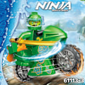 Pikkukuva 4 / 5: 8 kpl Ninja-moottoripyöräsarja Minifigures Ninja Mini Figures Blocks Toys
