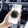Miniatyrbild 5 av 5: Infällbart mobiltelefonställ Slitstarkt tungt telefonställ 360° rotation Vikbar självhäftande telefonhållare Metallfäste