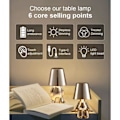 Miniatyrbillede 2 af 4: Thinker Lampe Bordslampe Touch Control