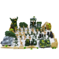 Pikkukuva 3 / 5: 100 kpl sotilaslelu pienoismalli Sotilaslelusetti Sotilasmalli 100PCS