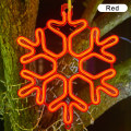 Miniatyrbilde 1 av 5: 40CM Stor snøfnugg String Light Utendørs Snøfnugg Led Hengende Rød one size