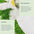 Miniatyrbillede 4 af 4: Blomma bademåtte, uregelmæssig måtte, søde rosa badeværelsesmåtte, mikrofiber bademåtte, maskinvaskbar blød absorberende, 23,6x23,6 tommer