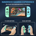 Miniatyrbild 4 av 5: Trådlös handkontroll kompatibel med Nintendo Switch, Oled, Lite Gamepad Joystick (l/r) Ersättning med Rgb höger green+blue