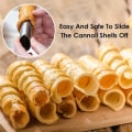 Miniatyrbild 4 av 5: CDQ Cannoli-rör, rostfritt stål Cannoli-form Non-stick Danska