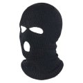 Miniatyrbild 4 av 5: 1:a Broderi Balaclava Utomhus Varm Mössa 3-håls Skidmössa för Wi Svart