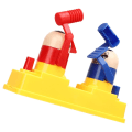 Miniatyrbilde 2 av 3: Knock Block Fighting Robots Toy 2 Player Interaktivt Morsomt Barn Robots Fightingspel for barn