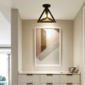 Miniatyrbillede 2 af 4: Ud salg Lys til entré hall foyer indgang garderobe lys moderne enkel kreativ balkon trappe ny loftslampe DPeiling lampe