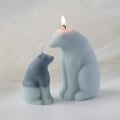 Miniatyrbilde 4 av 5: Ljusformar Ljus Stearinljus DIY Gjutformar i Silikonform LZ22014 Liten Isbjörn