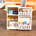 Miniatyrbild 1 av 5: 16st/ Set 1:12 Dockhus Frys Modell Vit Kylsk?p Kitc white One Size