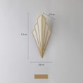 Miniatyrbillede 4 af 5: IC Moderne Vægslampe Enkel Vægslampe Soveværelse Gang Stue Vægslampeholder E12 Stik Dekorativ Kunstlampe (Kun En Styk)