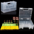 Miniatyrbillede 2 af 5: Plast batterilåda opbevaringsboks Case Organizer til AA AAA C one size