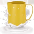 Miniatyrbilde 4 av 5: CDQ Mjölkskummare i rostfritt stål Mjölkskummare för Cappuccino Café (Gul, 350 ml) Yellow 360ml
