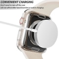 Pikkukuva 4 / 5: 2kpl Apple Watch -kuori Tpu näytönsuoja Läpinäkyvä väri 44mm Midnattsblå 44mm