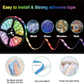 Miniatyrbilde 3 av 5: 5V USB LED-lysstripe RGB LED-lysstripe 2835 5050 LED-tape L RGB 5M