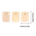 Miniatyrbilde 2 av 5: 3 stk Gitarhals Shims Elgitar Reservedeler