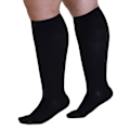 Miniatyrbild 2 av 5: Plus Size kompressionsstrumpor bred kalv, 20-30 Mmhg graderad kompressionsstrumpa för män kvinnor Andas flygstrumpor zdq