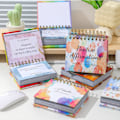 Miniatyrbillede 2 af 5: Inspirerende skrivebordskalender 2024 | Motiverende kalender med daglige inspirerende citater, positiv evighedskalender til hjem, klasseværelse 1