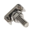 Miniatyrbilde 4 av 5: 2-pakning 19116852 rustfritt stål bilbatteriterminal T-bolt batterikabelstrammer M6 boltbytte Slitstark SQBB