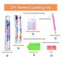 Pikkukuva 2 / 3: 5D timanttimaalaus rautapuu, neliömäinen diy timanttimaalaus