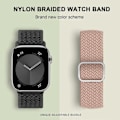 Miniatyrbilde 2 av 5: IC Solo Loop kompatibel med Apple Watch-rem 42 mm 44 mm 45 mm 49 mm, iWatch Series 8 7 6 5 4 3 2 1 SE Ultra, for menn/kvinner, 2 stk.