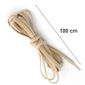 Miniatyrbillede 5 af 5: Elastiske snørebånd uden snørebånd - Elastiske, med metalspænde (Khaki khaki farve)